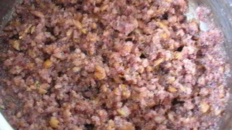 пудинг с черешней