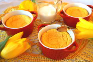 Пудинг с яблоком и тыквой