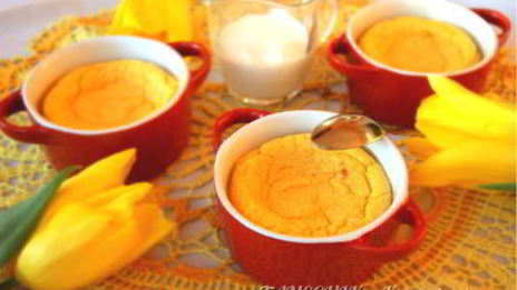 пудинг с яблоком и тыквой