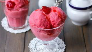 Клубничный щербет