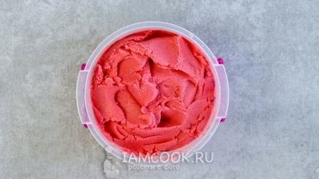 клубничный щербет