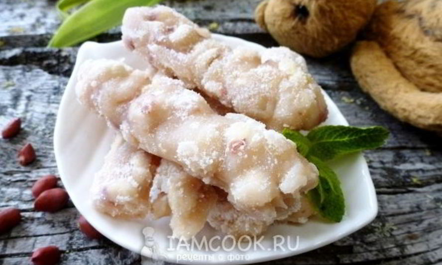 Рецепт сметанного щербета с арахисом