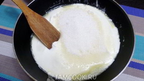 сметанный щербет с арахисом