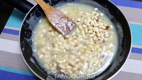 сметанный щербет с арахисом