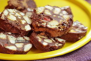 Шоколадная колбаса