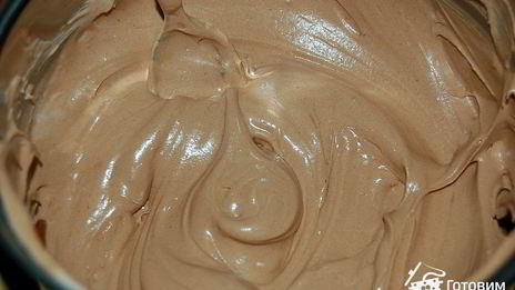 шоколадно-сливочный десерт