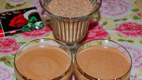 шоколадно-сливочный десерт