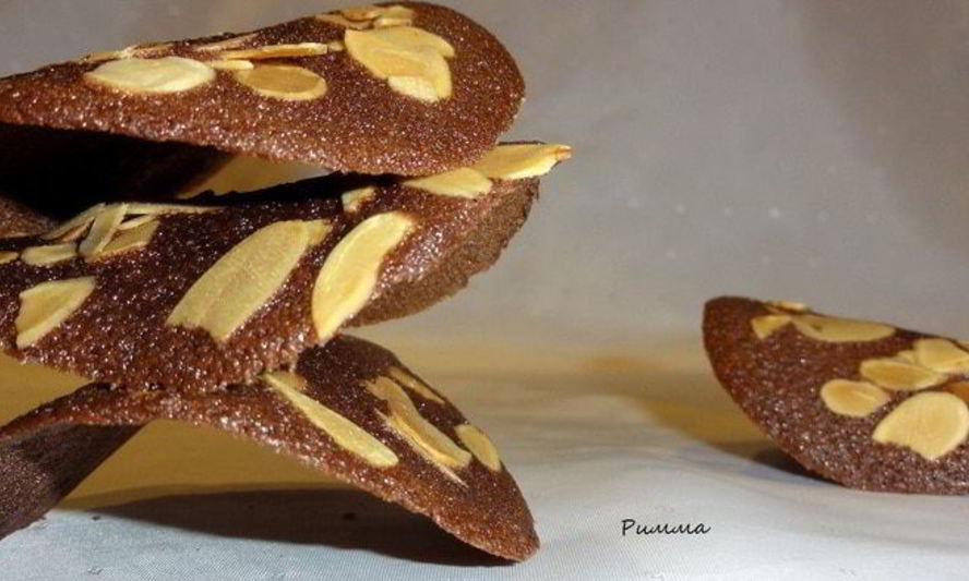Рецепт шоколадных чипсов с миндалем