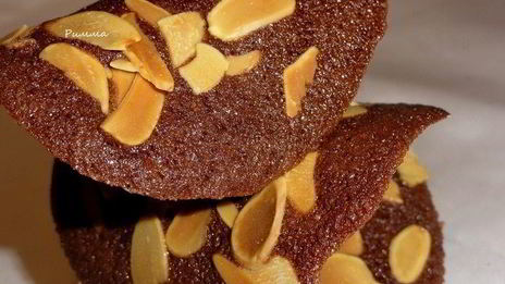 шоколадные чипсы с миндалем