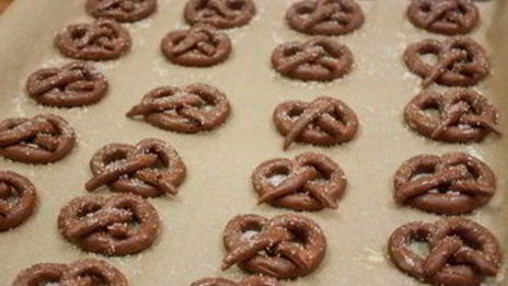 шоколадные крендельки