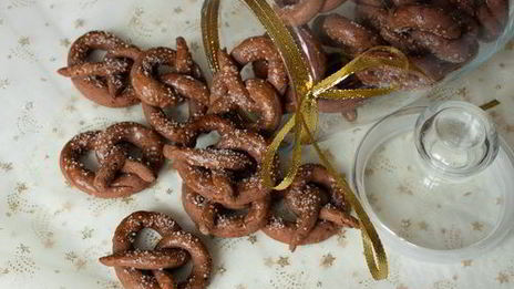 шоколадные крендельки