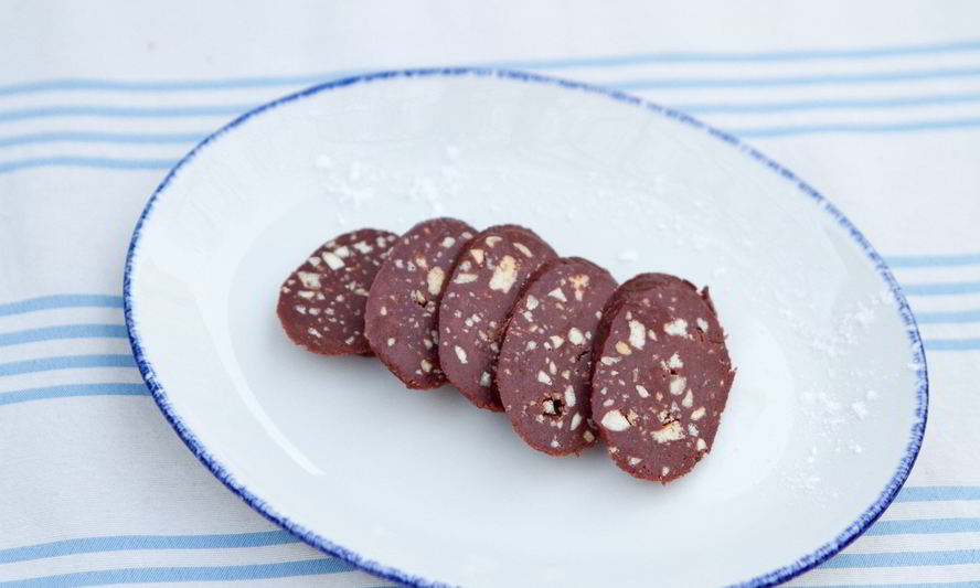 Рецепт сладкой колбасы