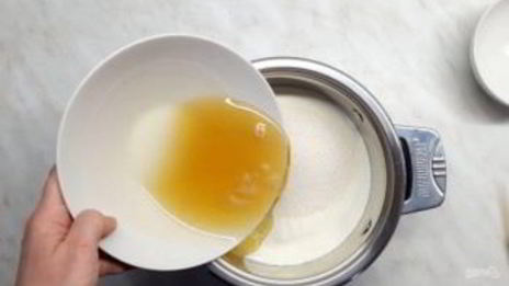 сметанное желе полосатое