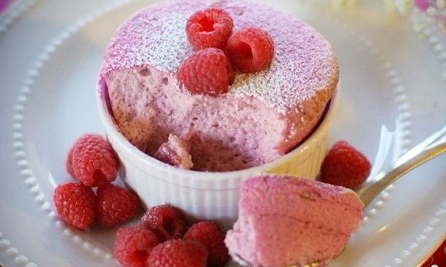 Рецепт малинового суфле