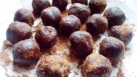 тающие трюфели с морской солью