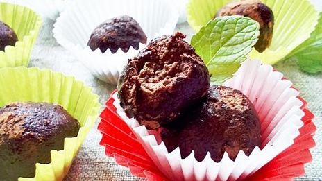 тающие трюфели с морской солью