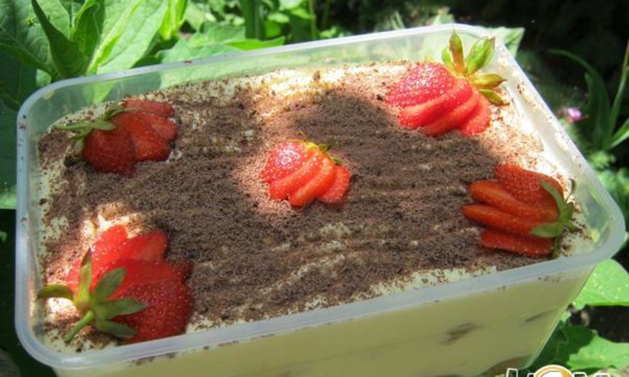 Рецепт тирамису с клубникой