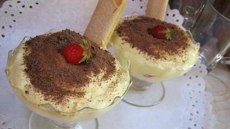 тирамису с клубникой