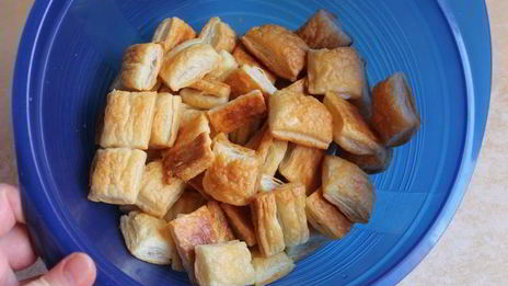 торт-десерт из слоеного теста