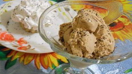 трюфель с шоколадным мороженным