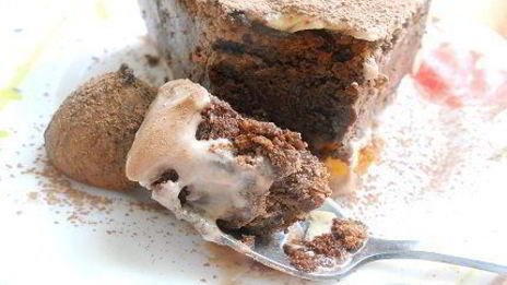 трюфель с шоколадным мороженным