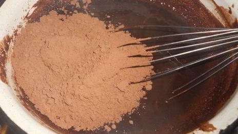 трюфель с шоколадным мороженным