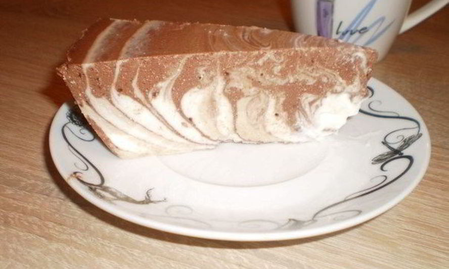 Рецепт творожного десерта мраморного