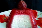 Творожный десерт В красном