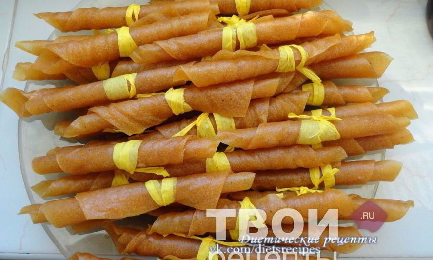 Рецепт яблочной пастилы