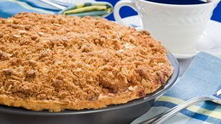 Яблочно-ванильный крамбл