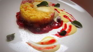 Ягодно-яблочный крамбль