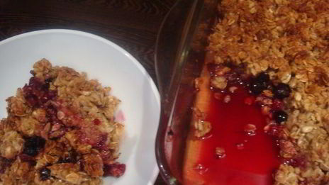 ягодный крамбл