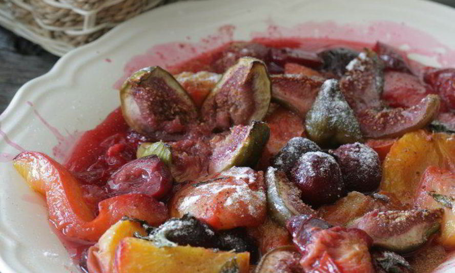 Рецепт запеченных фруктов