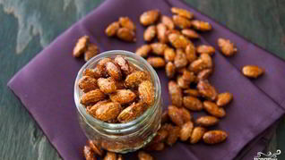 Жареный миндаль с медом