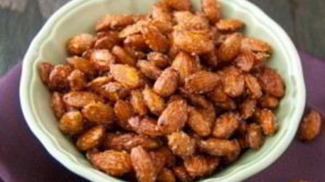 жареный миндаль с медом