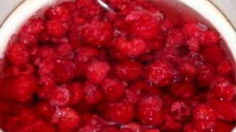 желе из малины без желатина