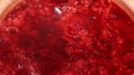 желе из малины без желатина