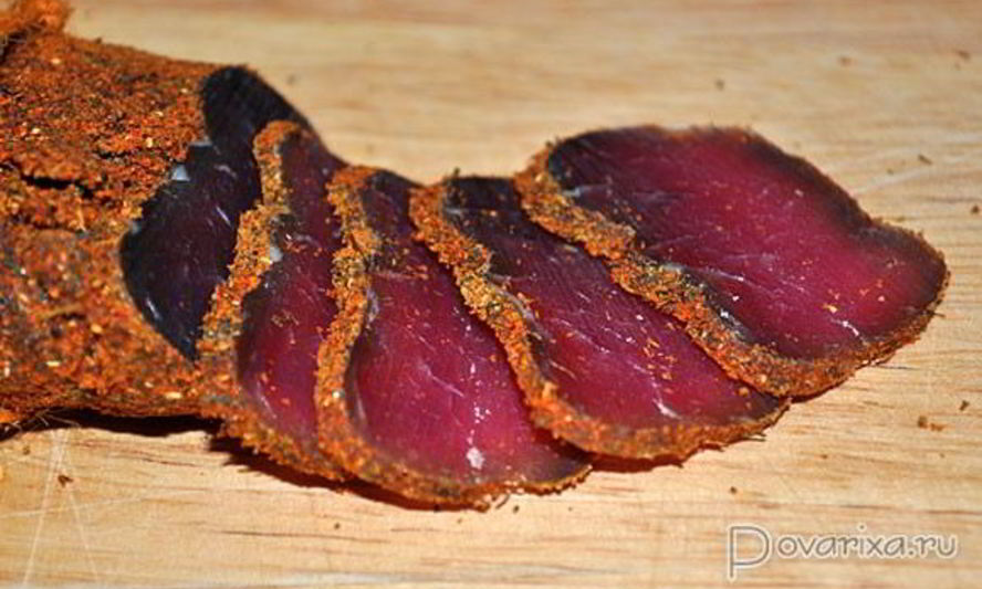 Рецепт бастурмы домашней