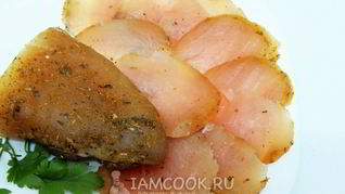 Бастурма из куриной грудки
