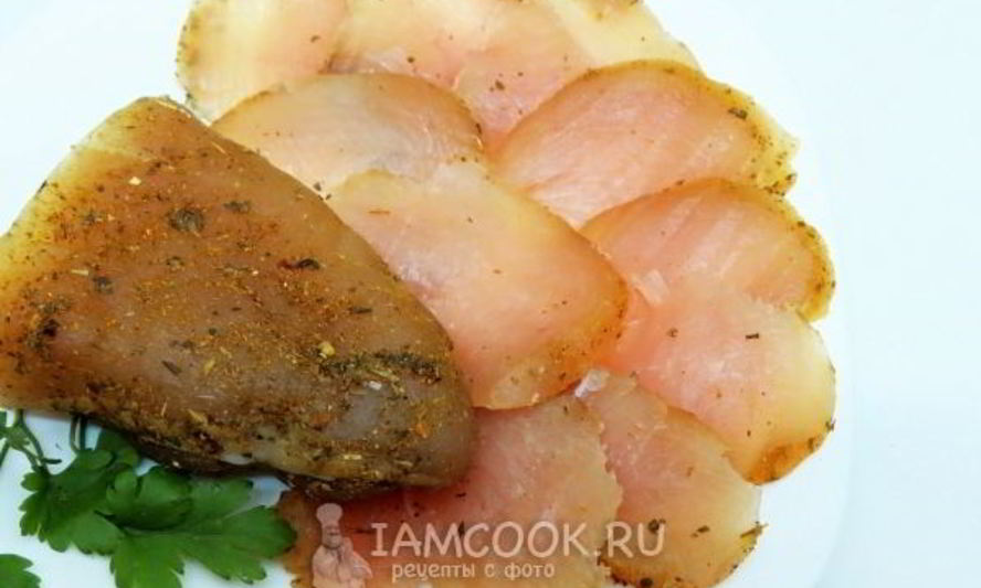 Рецепт бастурмы из куриной грудки