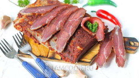 бастурма из лосятины