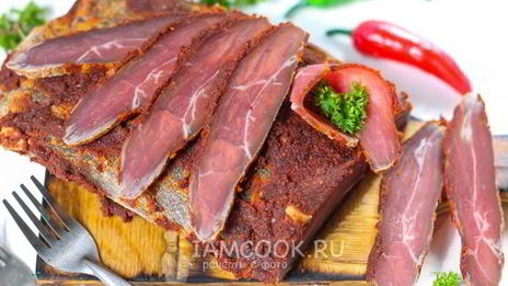 бастурма из лосятины