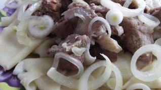 Бешбармак из говядины