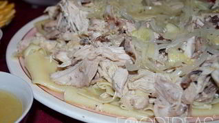 Бешбармак из курицы