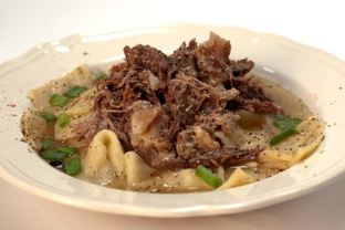 Бешбармак с кисломолочным продуктом