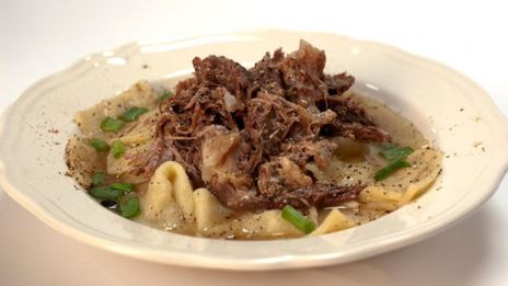 бешбармак с кисломолочным продуктом