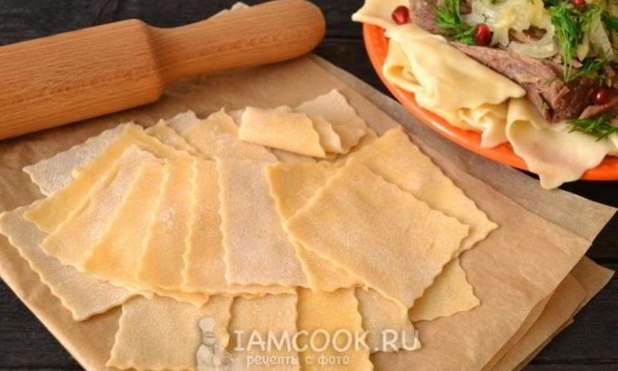 Рецепт лапши для бешбармака