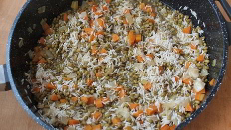 гарнир из риса с машем