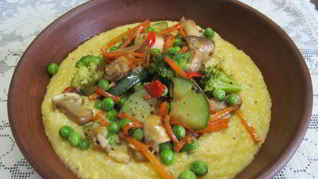 Гарнир к кукурузной каше