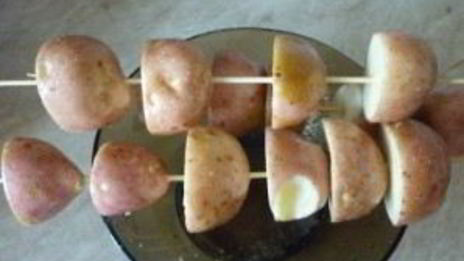 гарнир к мясу в духовке